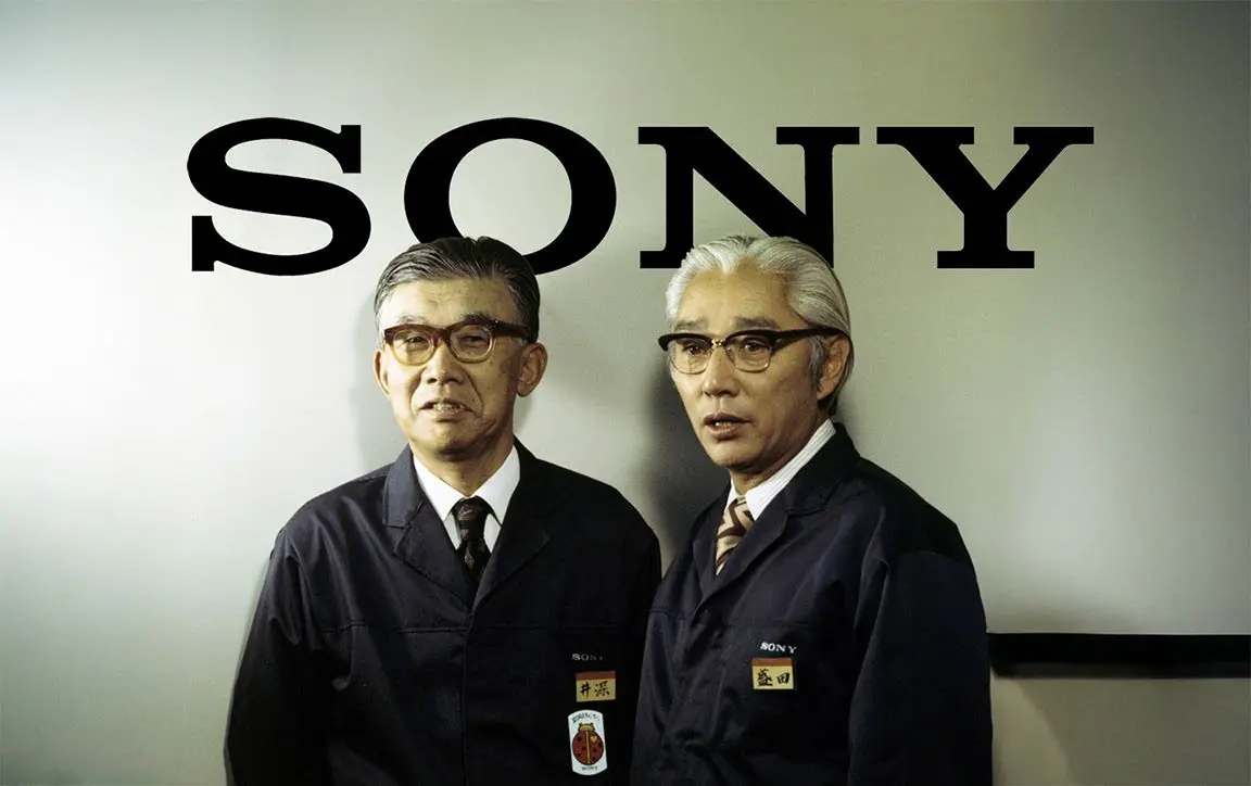 Masaru Ibuka and Akio Morita of Sony.
